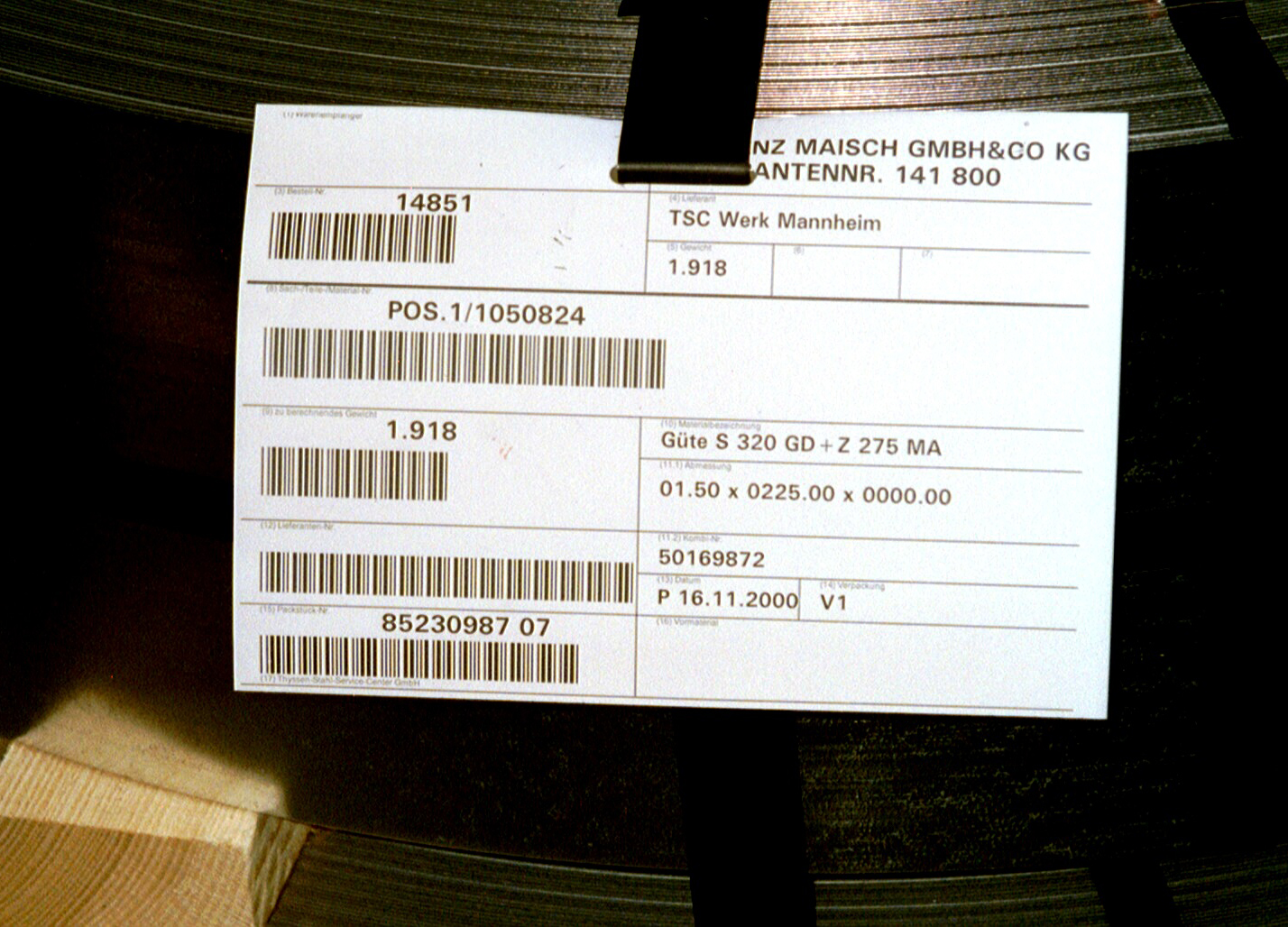 Laser tags replace plastic wallets